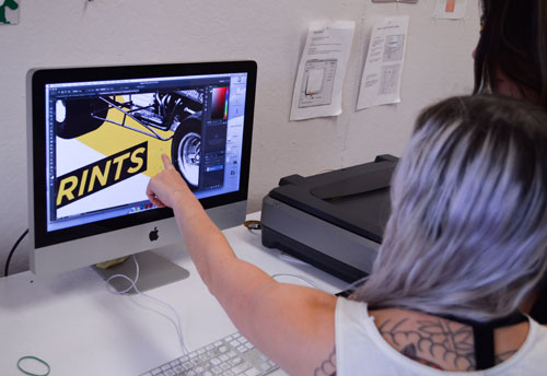 Images of prints and process