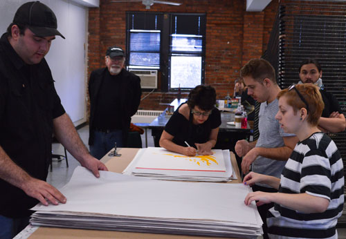 Images of prints and process
