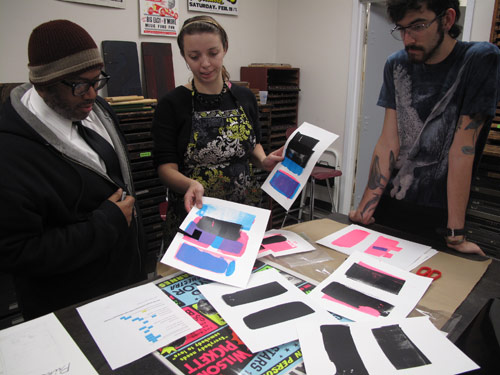 Images of prints and process