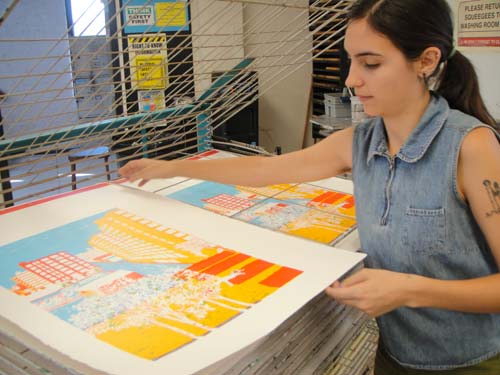 Images of prints and process